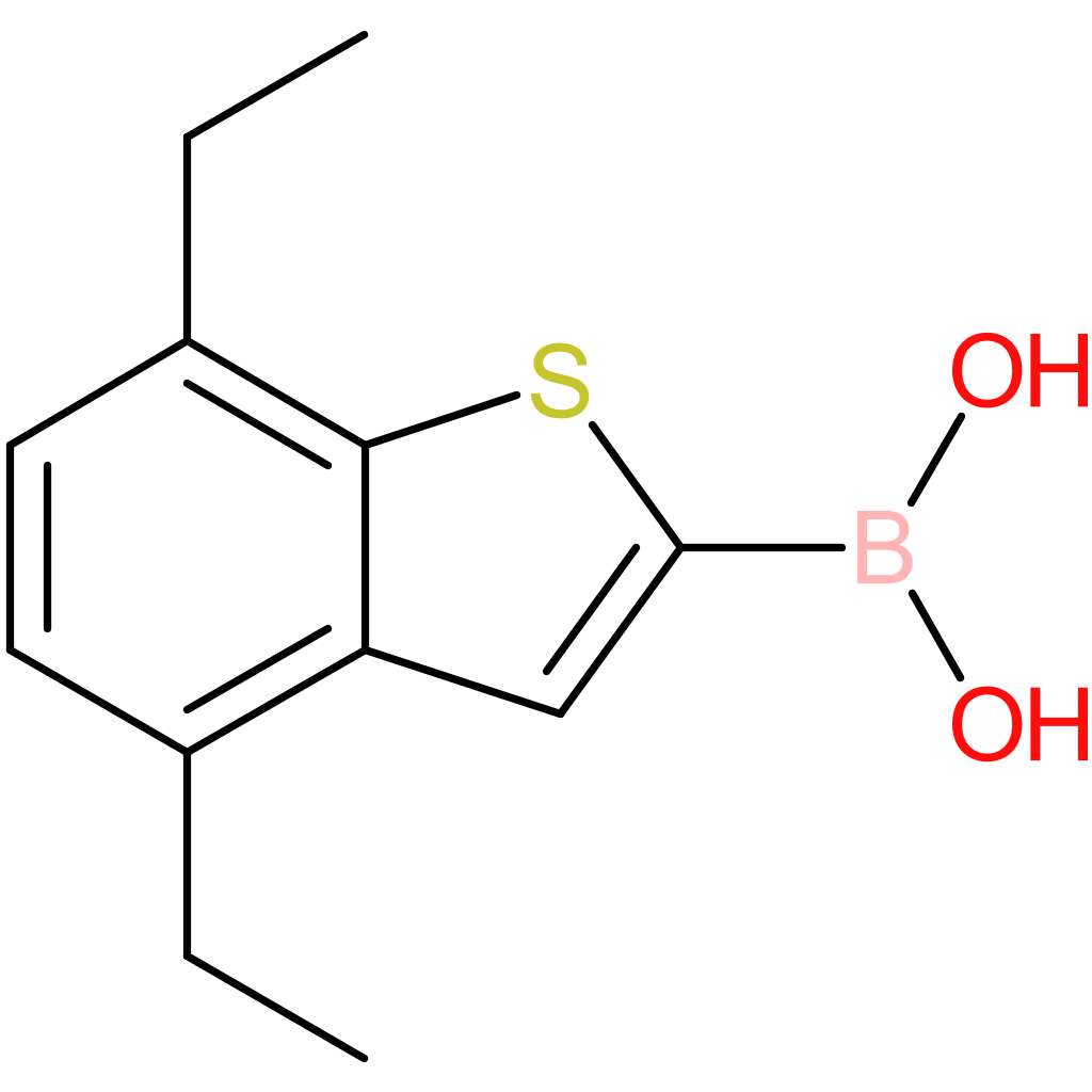 4,7-diethylbenzothiophene-2-boronic acid