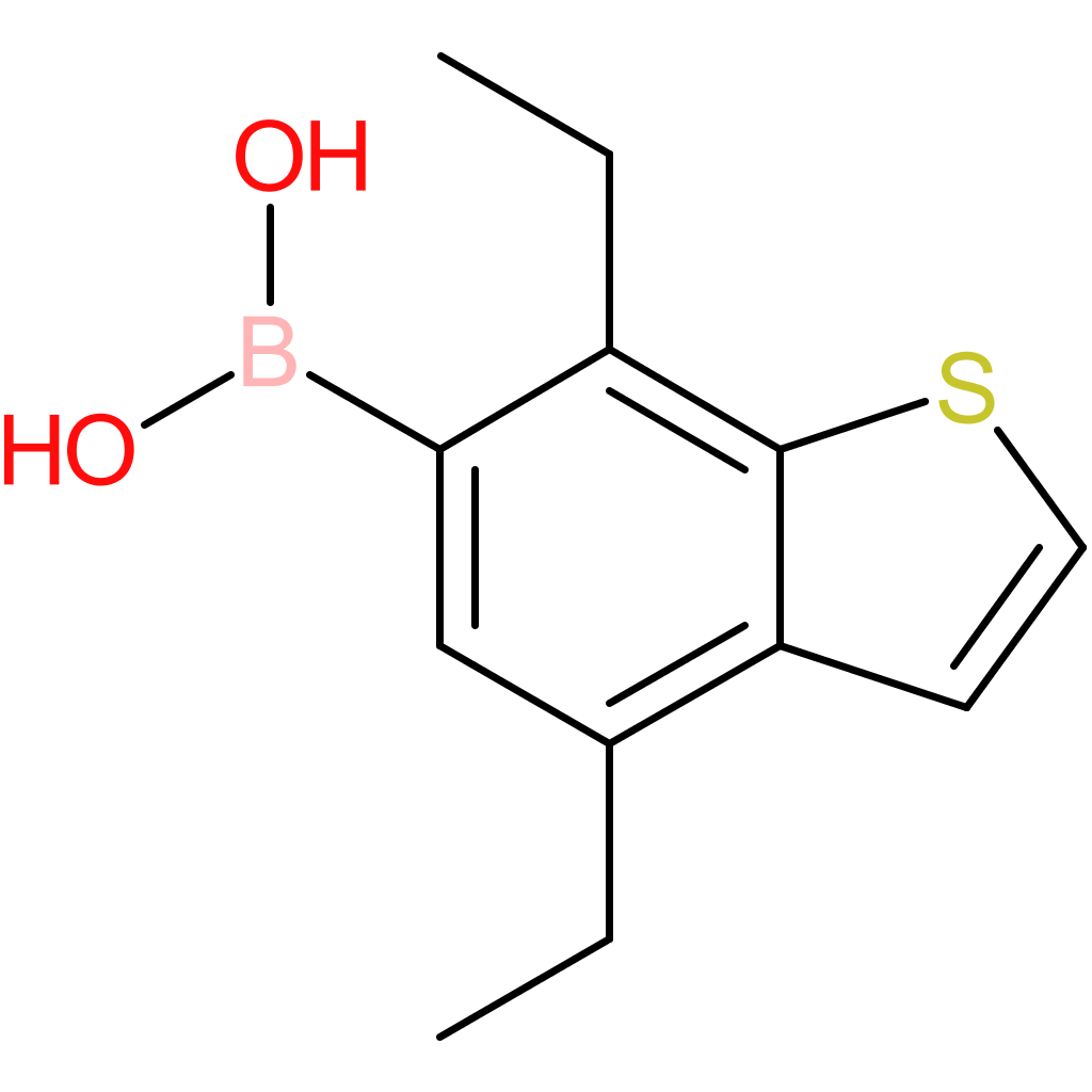 4,7-diethylbenzothiophene-6-boronic acid