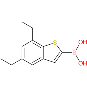 5,7-diethylbenzothiophene-2-boronic acid