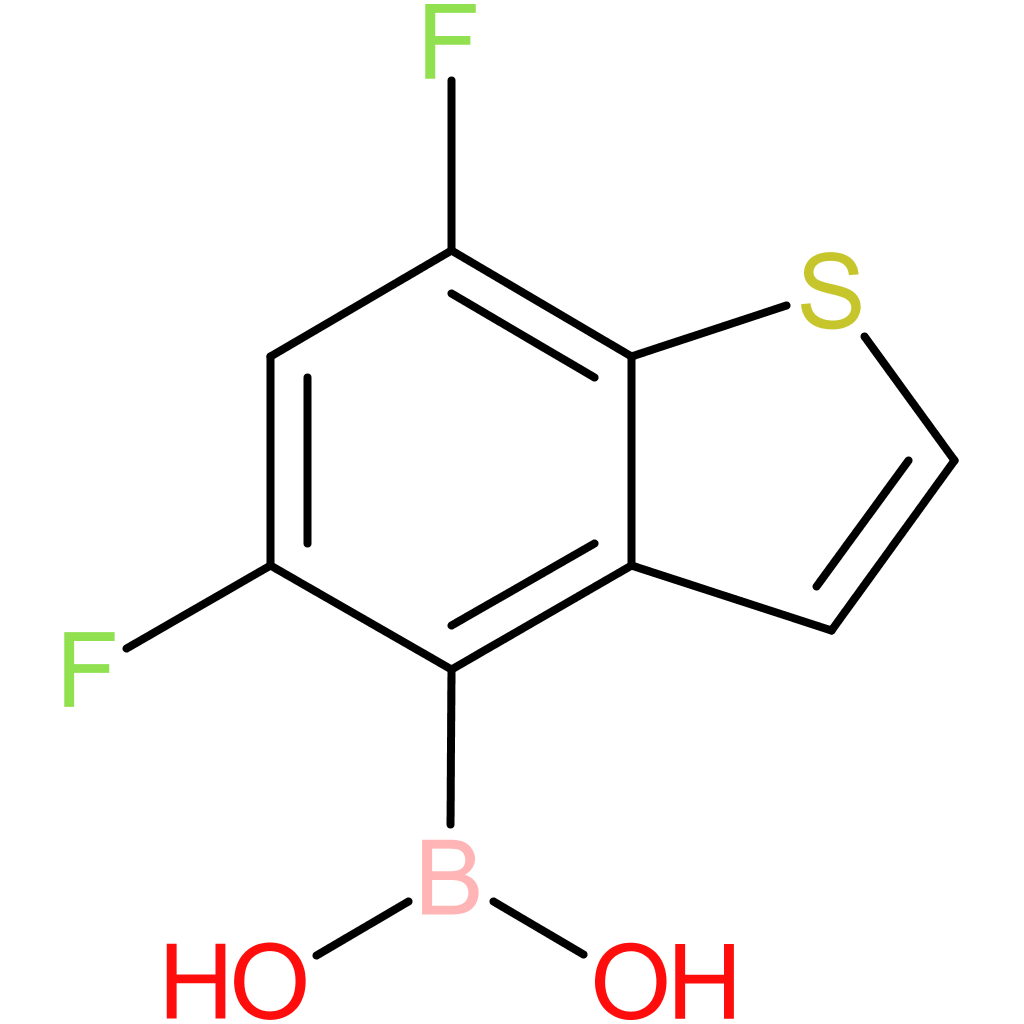 (5,7-difluoro-1-benzothiophen-4-yl)boronic acid