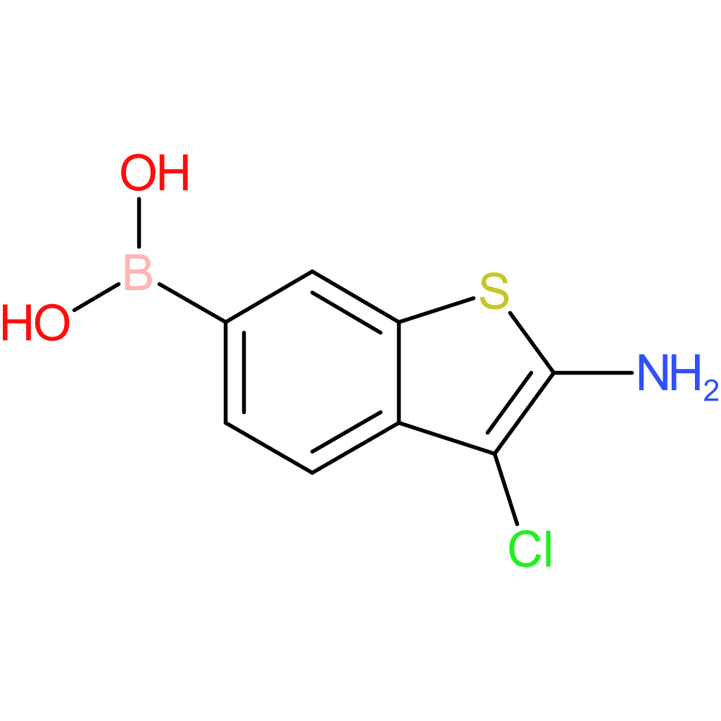 (2-amino-3-chloro-1-benzothiophen-6-yl)boronic acid