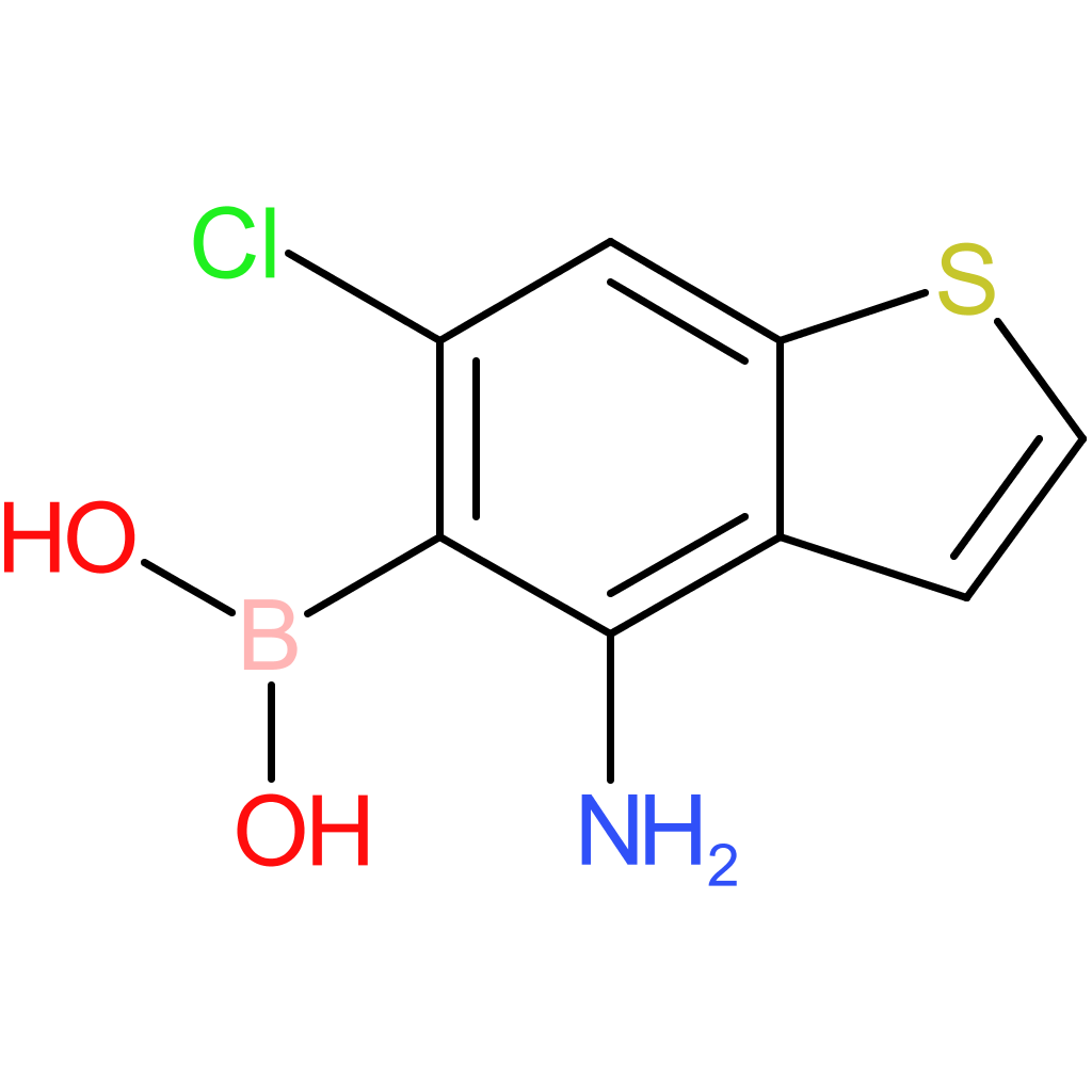 4-amino-6-chlorobenzothiophene-5-boronic acid