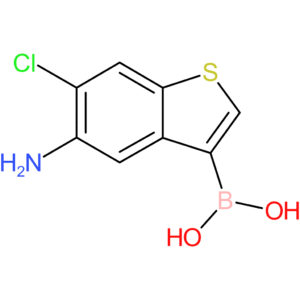 (5-amino-6-chloro-1-benzothiophen-3-yl)boronic acid