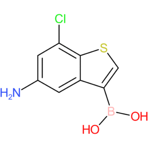(5-amino-7-chloro-1-benzothiophen-3-yl)boronic acid