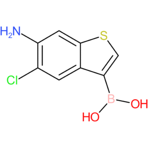 (6-amino-5-chloro-1-benzothiophen-3-yl)boronic acid