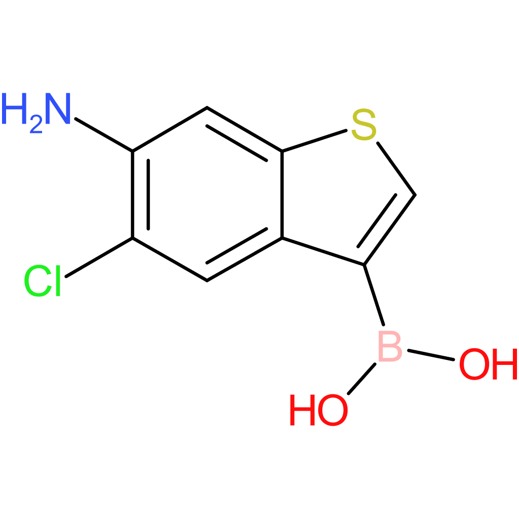 (6-amino-5-chloro-1-benzothiophen-3-yl)boronic acid
