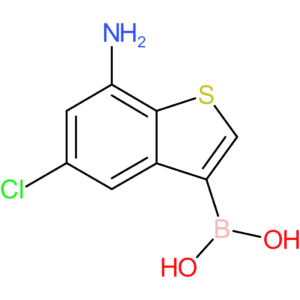(7-amino-5-chloro-1-benzothiophen-3-yl)boronic acid