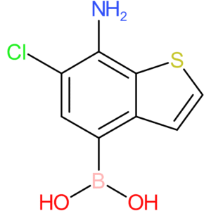 (7-amino-6-chloro-1-benzothiophen-4-yl)boronic acid