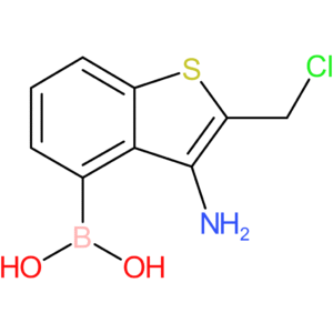 3-amino-2-(chloromethyl)benzothiophene-4-boronic acid