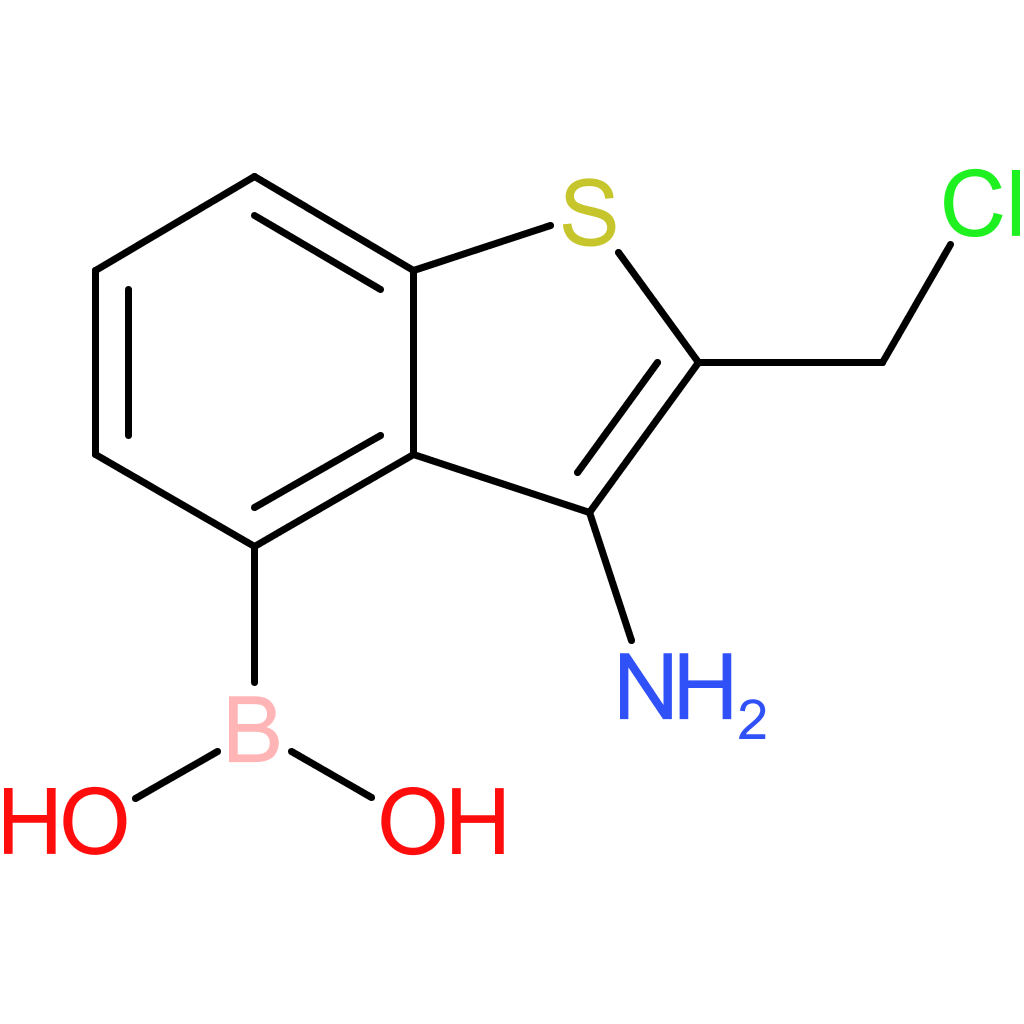 3-amino-2-(chloromethyl)benzothiophene-4-boronic acid