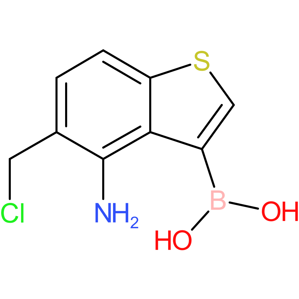 4-amino-5-(chloromethyl)benzothiophene-3-boronic acid