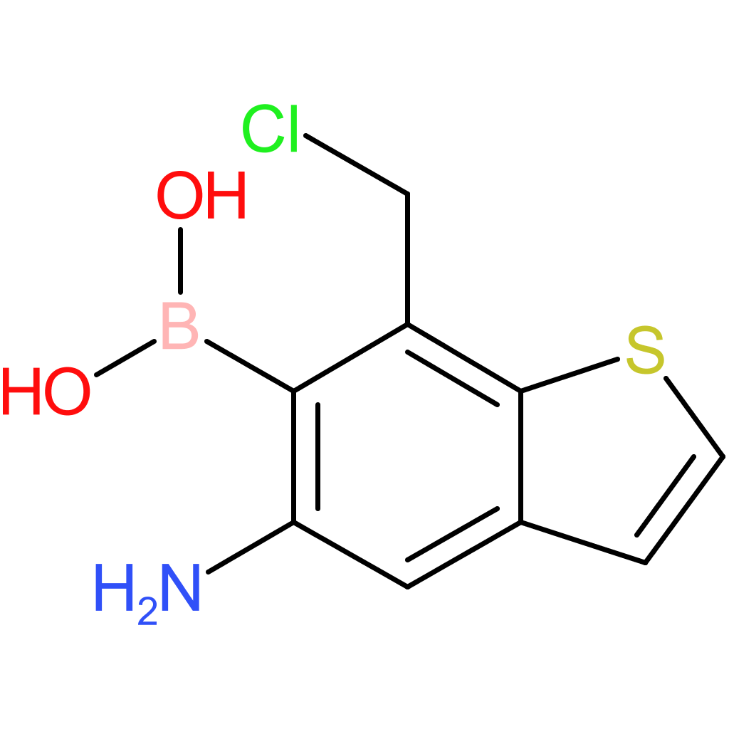 5-amino-7-(chloromethyl)benzothiophene-6-boronic acid