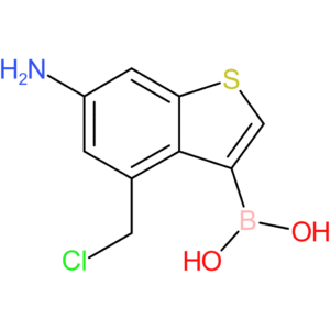 6-amino-4-(chloromethyl)benzothiophene-3-boronic acid