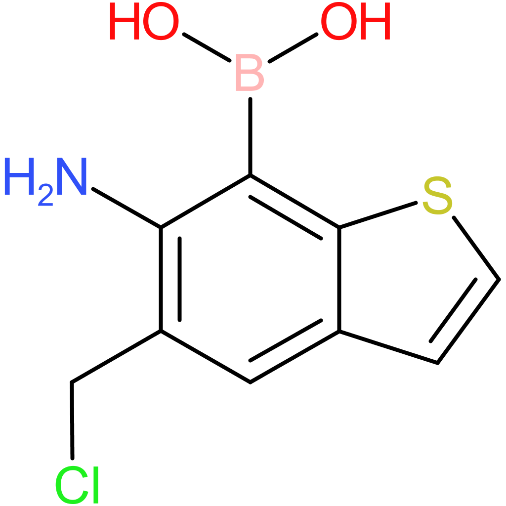 6-amino-5-(chloromethyl)benzothiophene-7-boronic acid