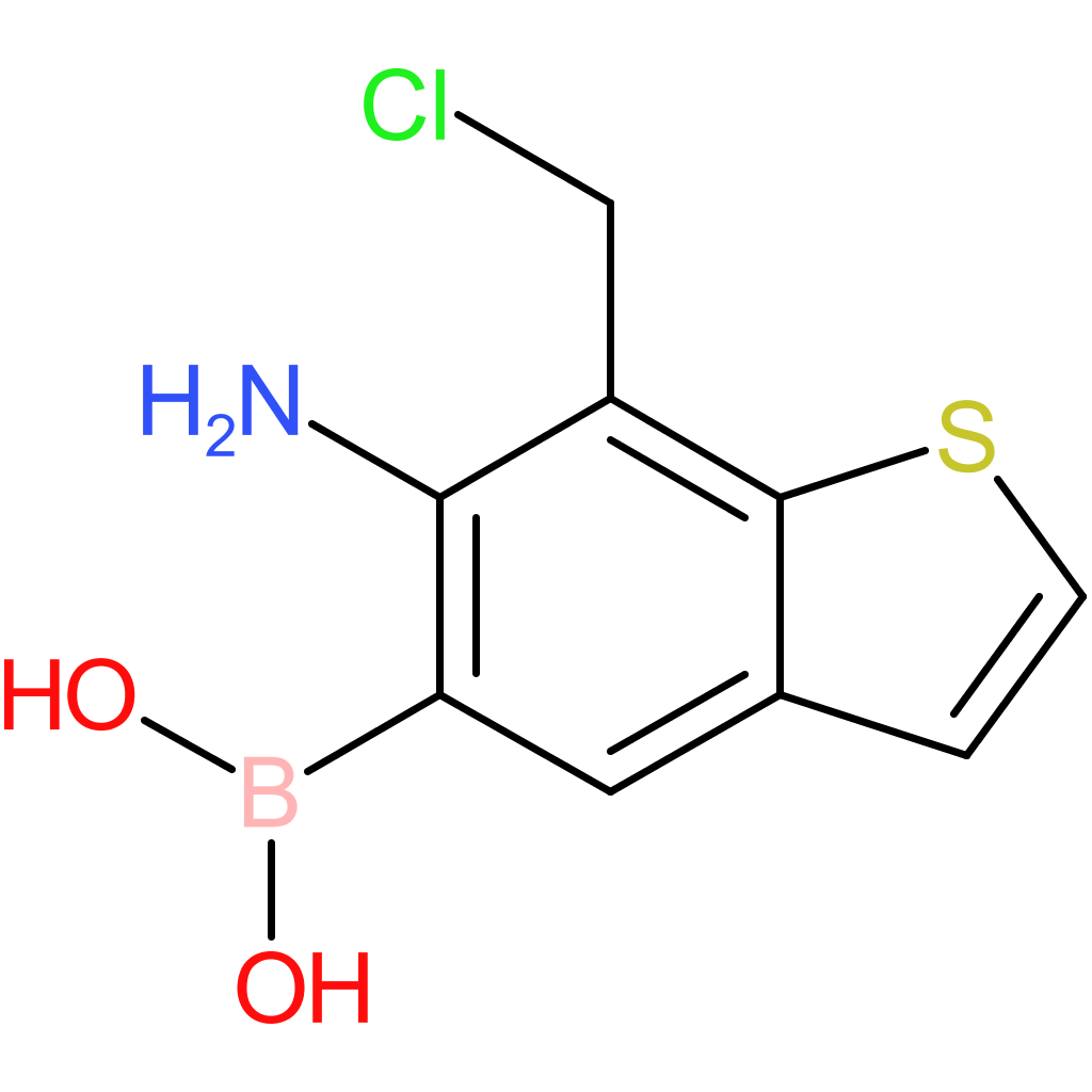 6-amino-7-(chloromethyl)benzothiophene-5-boronic acid