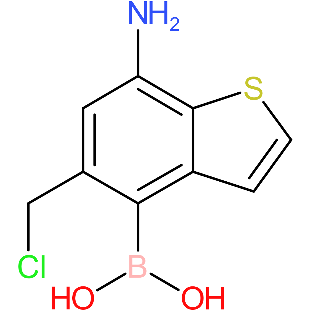 7-amino-5-(chloromethyl)benzothiophene-4-boronic acid