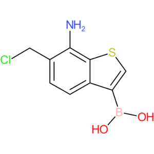 7-amino-6-(chloromethyl)benzothiophene-3-boronic acid