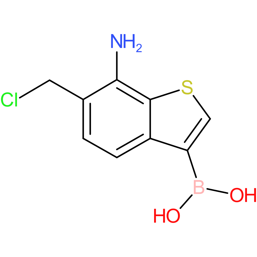 7-amino-6-(chloromethyl)benzothiophene-3-boronic acid