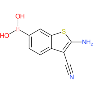 2-amino-3-cyanobenzothiophene-6-boronic acid
