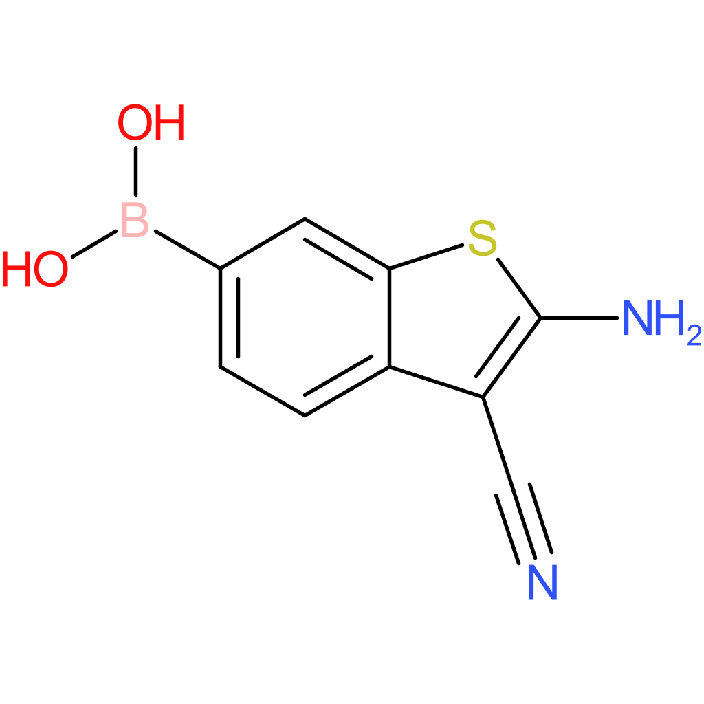 2-amino-3-cyanobenzothiophene-6-boronic acid