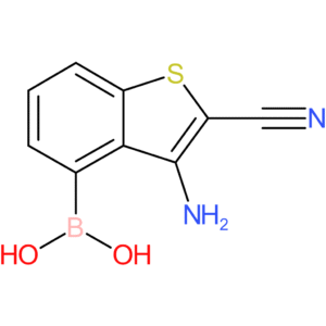3-amino-2-cyanobenzothiophene-4-boronic acid