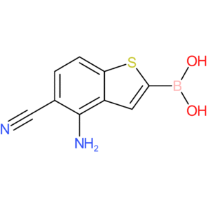 4-amino-5-cyanobenzothiophene-2-boronic acid