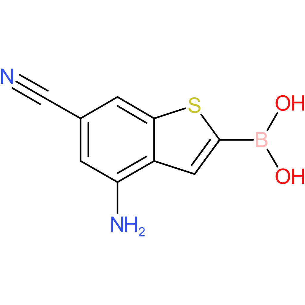 4-amino-6-cyanobenzothiophene-2-boronic acid