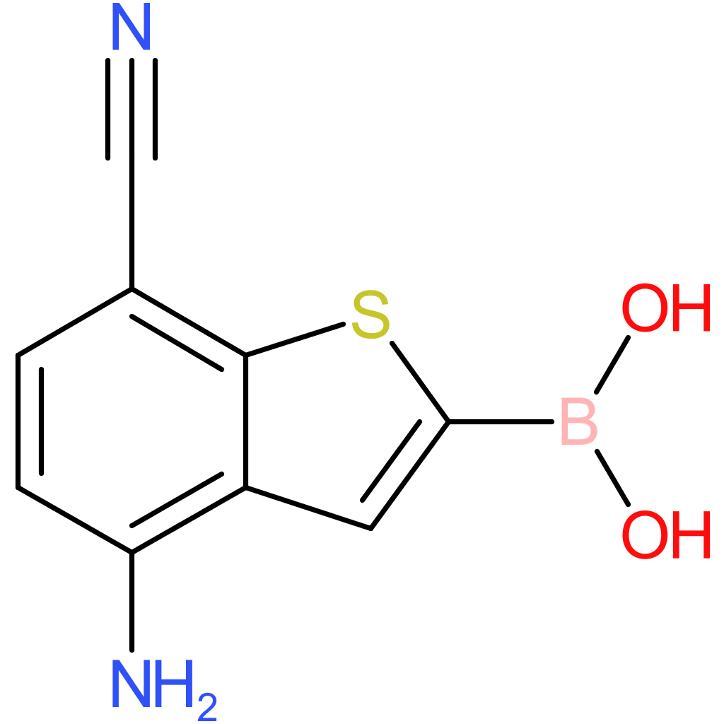 4-amino-7-cyanobenzothiophene-2-boronic acid