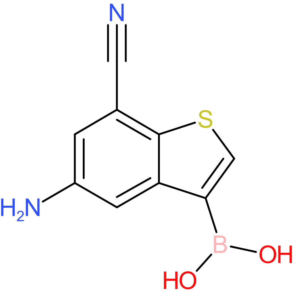 5-amino-7-cyanobenzothiophene-3-boronic acid