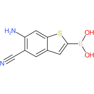 6-amino-5-cyanobenzothiophene-2-boronic acid