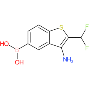 3-amino-2-(difluoromethyl)benzothiophene-5-boronic acid