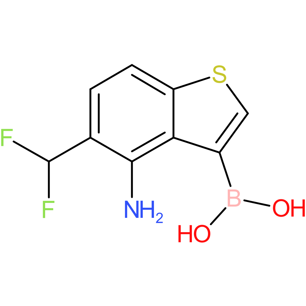 4-amino-5-(difluoromethyl)benzothiophene-3-boronic acid