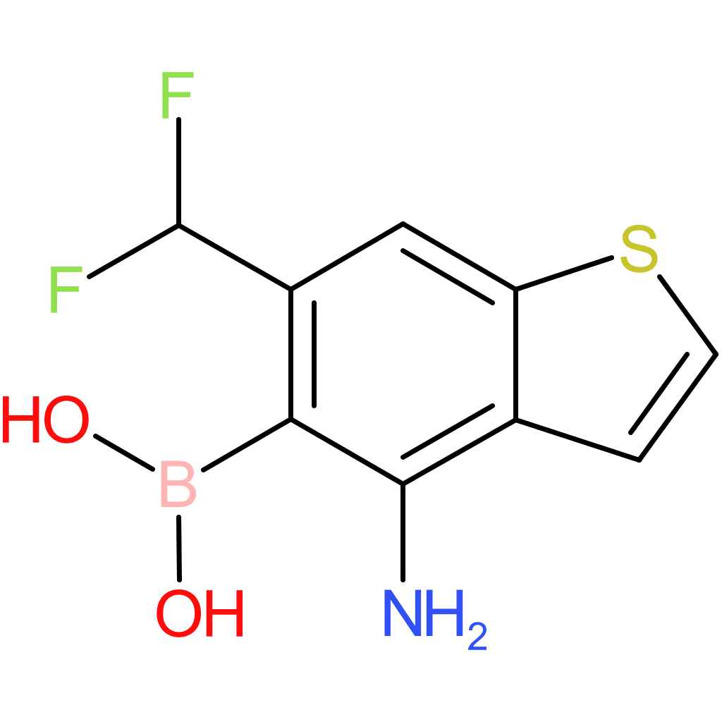 4-amino-6-(difluoromethyl)benzothiophene-5-boronic acid