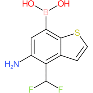 5-amino-4-(difluoromethyl)benzothiophene-7-boronic acid