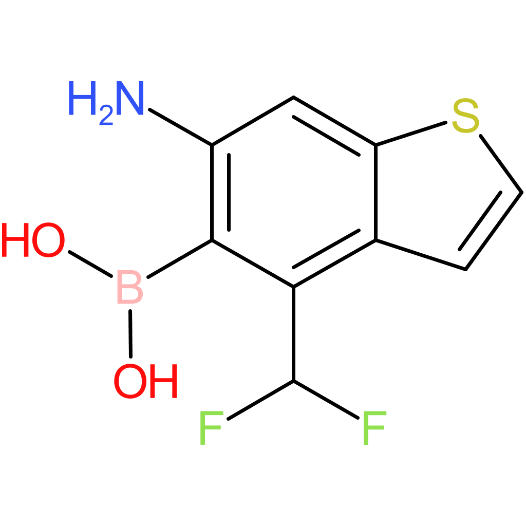 6-amino-4-(difluoromethyl)benzothiophene-5-boronic acid