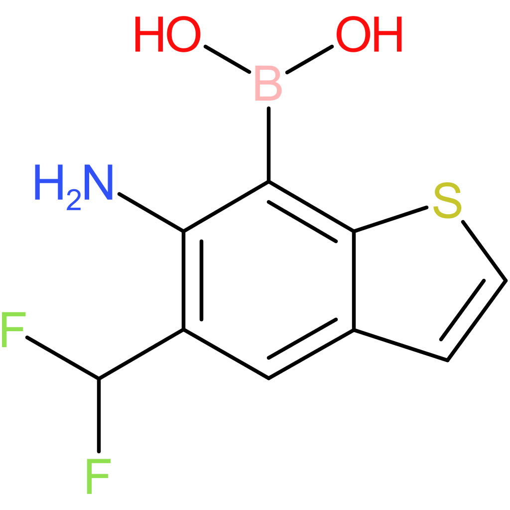 6-amino-5-(difluoromethyl)benzothiophene-7-boronic acid