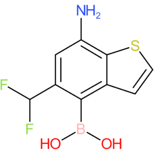7-amino-5-(difluoromethyl)benzothiophene-4-boronic acid