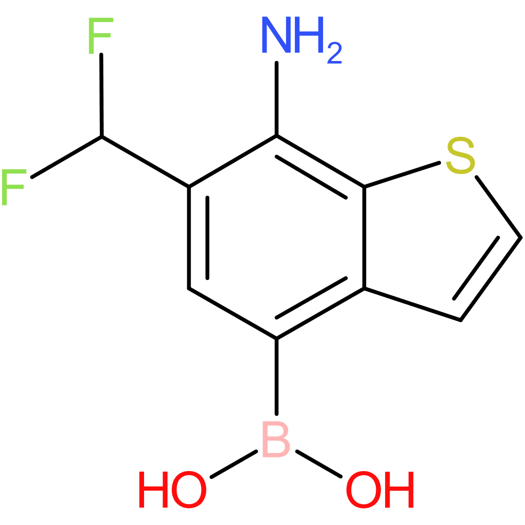 7-amino-6-(difluoromethyl)benzothiophene-4-boronic acid