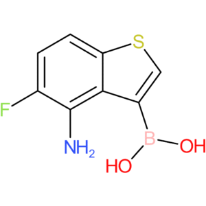 (4-amino-5-fluoro-1-benzothiophen-3-yl)boronic acid