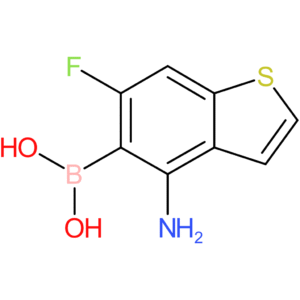 (4-amino-6-fluoro-1-benzothiophen-5-yl)boronic acid