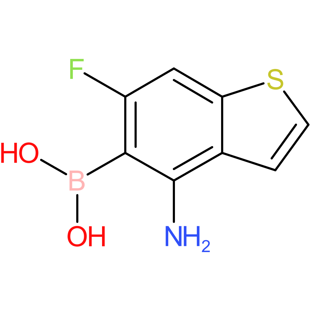 (4-amino-6-fluoro-1-benzothiophen-5-yl)boronic acid