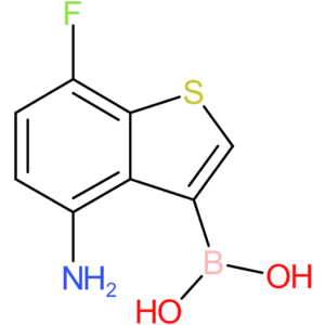 (4-amino-7-fluoro-1-benzothiophen-3-yl)boronic acid