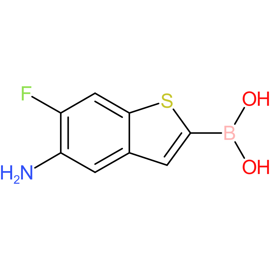 5-amino-6-fluorobenzothiophene-2-boronic acid