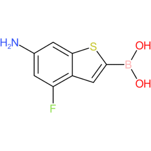 (6-amino-4-fluoro-1-benzothiophen-2-yl)boronic acid