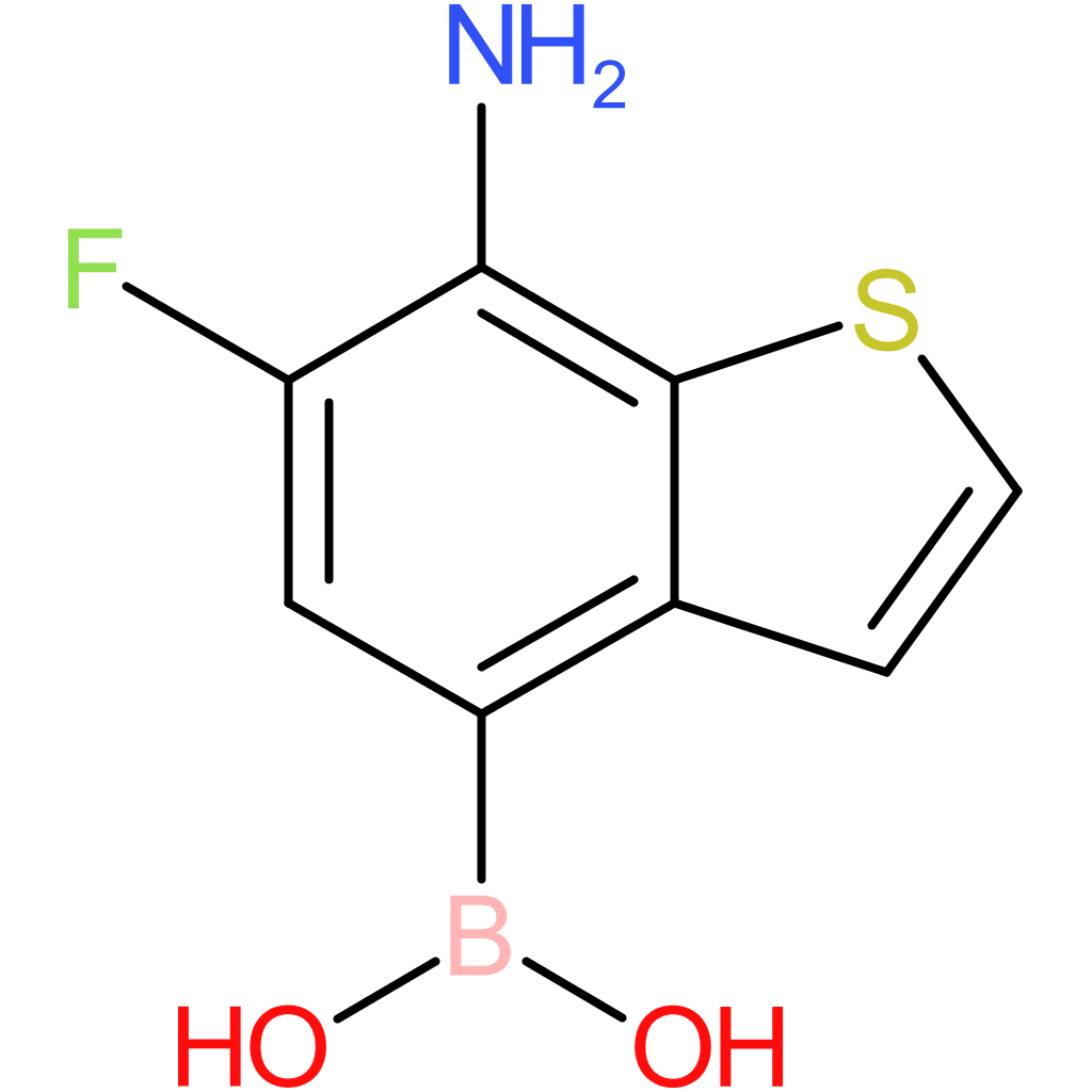 (7-amino-6-fluoro-1-benzothiophen-4-yl)boronic acid