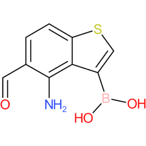 4-amino-5-formylbenzothiophene-3-boronic acid