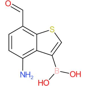 4-amino-7-formylbenzothiophene-3-boronic acid