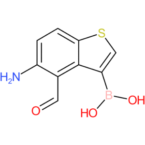 5-amino-4-formylbenzothiophene-3-boronic acid