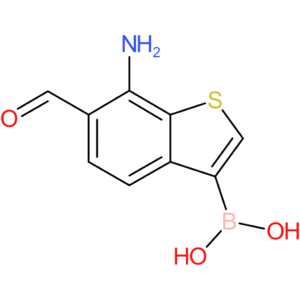 7-amino-6-formylbenzothiophene-3-boronic acid