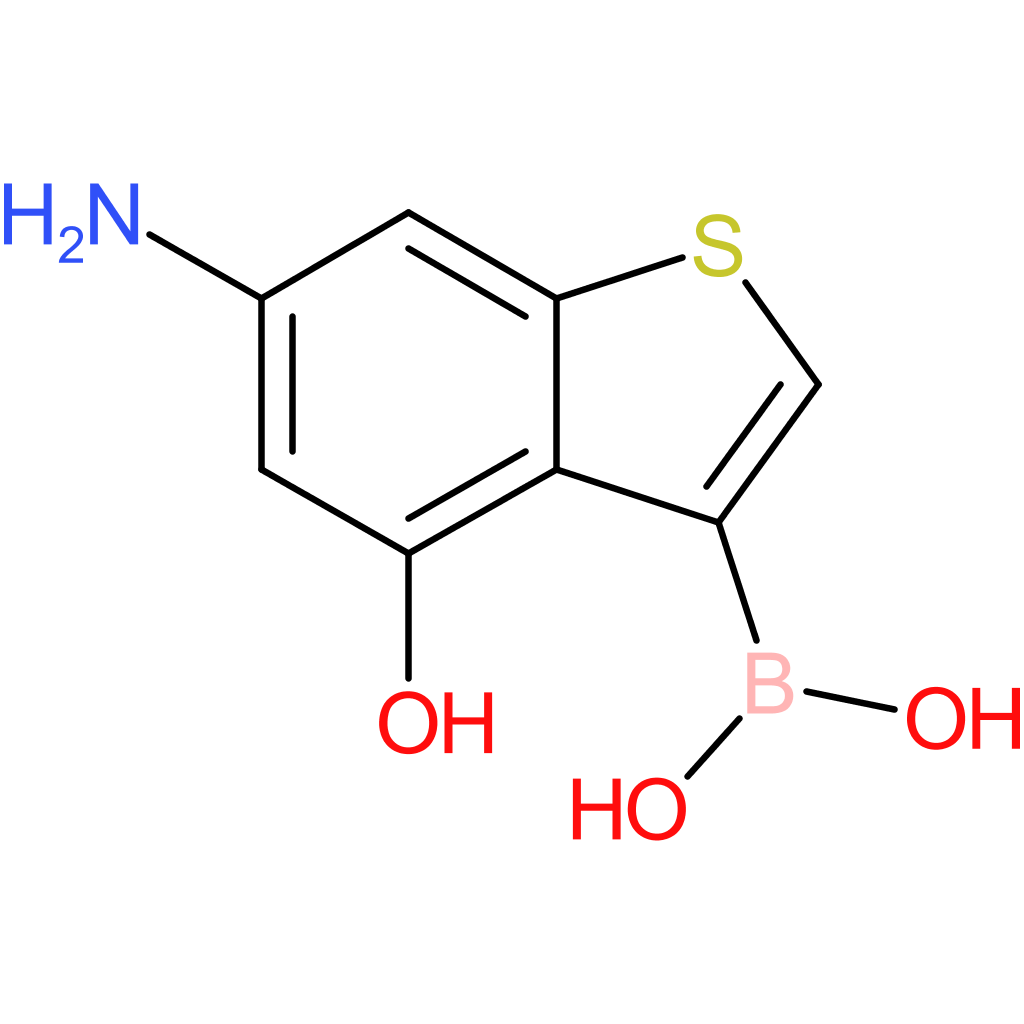 6-amino-4-hydroxybenzothiophene-3-boronic acid